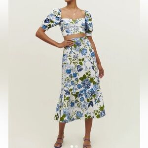 Reformation Floral 2 Piece Set